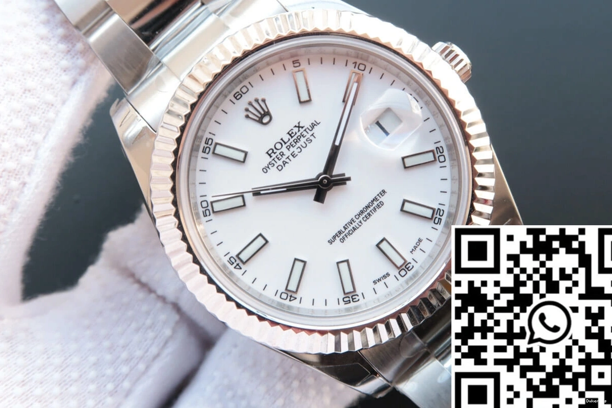 Rolex Dial EW White Factory Datejust M126334-0009 0504